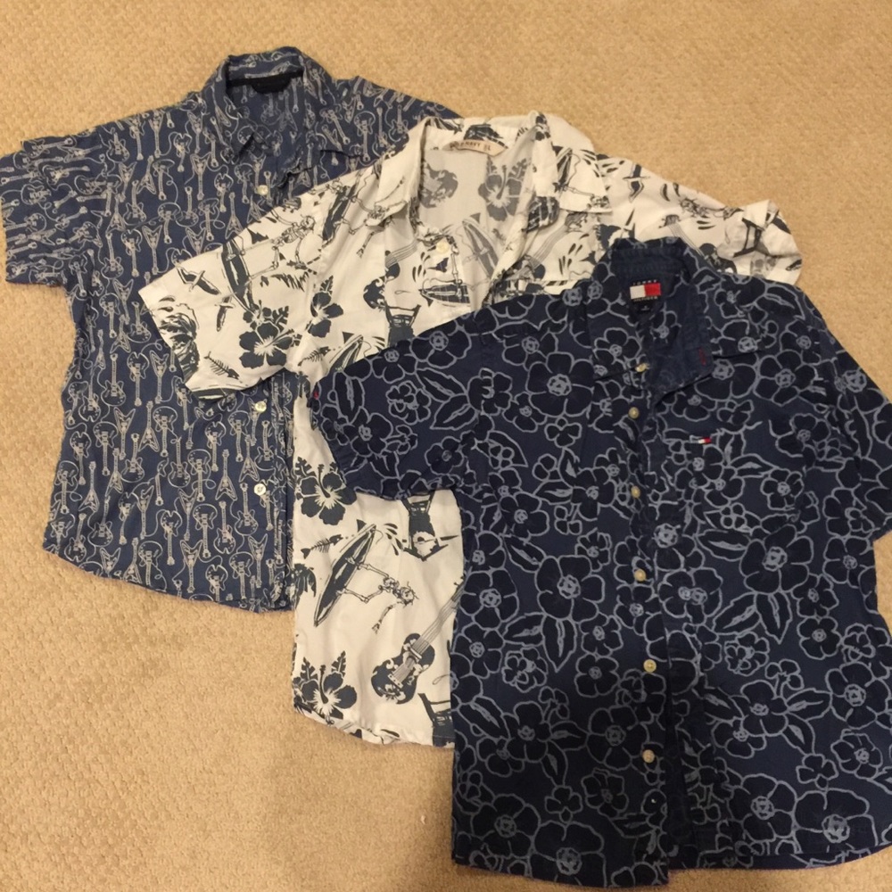 Surfer beach shirt lot